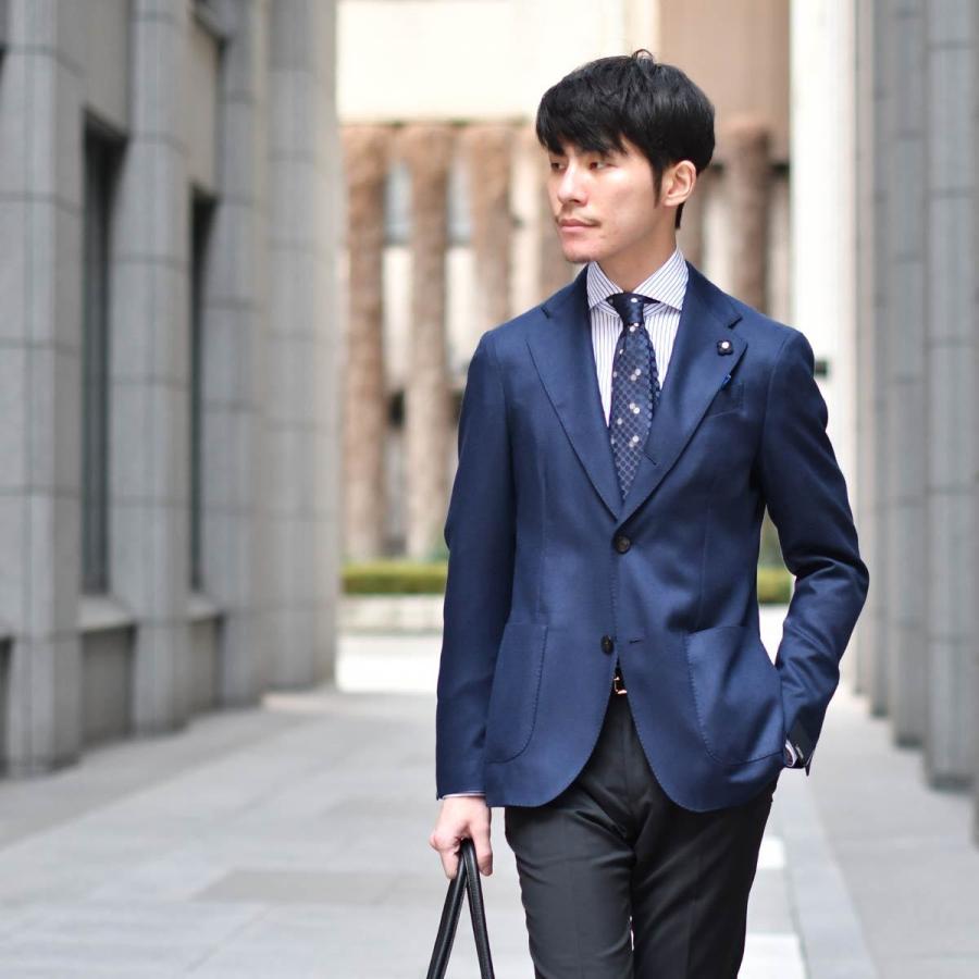 LARDINI ラルディーニSOLARO (ソラーロ) の紺 LARDINI