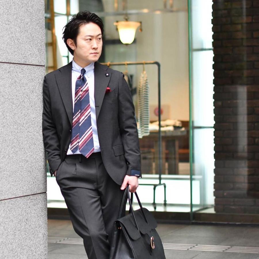 LARDINI ラルディーニ ネイビーピンストライプスーツ 44 | tspea.org