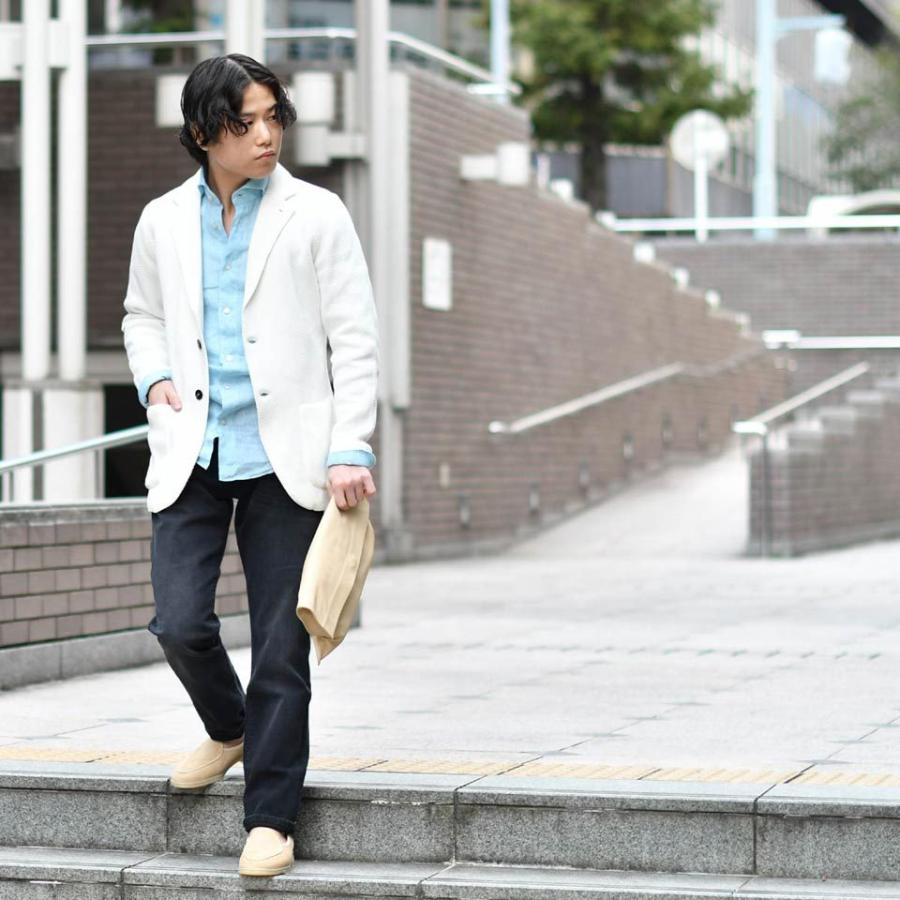 Lardini ラルディーニ ニットジャケット Em ワッフル 100 コットン ソリッド ホワイト Lardiniwhi Cinque Classico 通販 Yahoo ショッピング