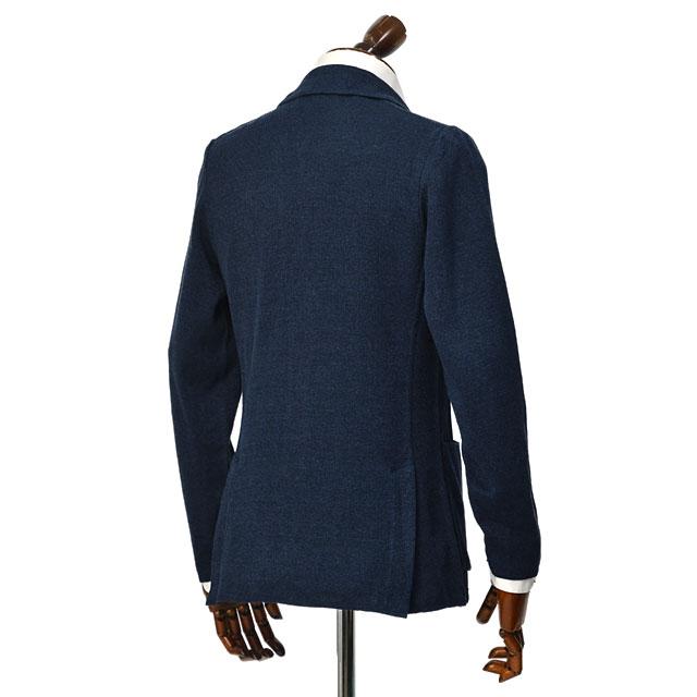 LARDINI【ラルディーニ】ニットジャケット LJM56 EQ62005 850 リネン コットン ブルー | LARDINI | 01