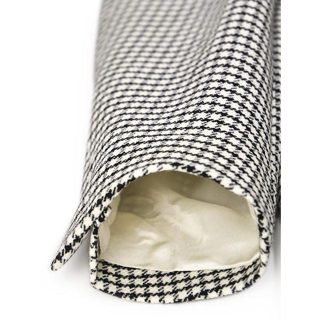 【FINAL SALE 返品交換不可】LARDINI【ラルディーニ】シングルジャケット 6000AQ SF63501 100NE ADVANCE ヴァージンウール 千鳥 ブラック×ホワイトの画像