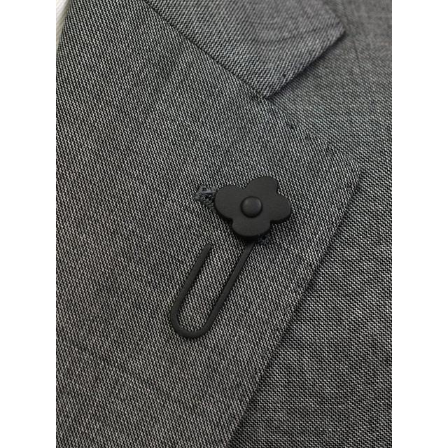 LARDINI【ラルディーニ】シングルスーツ 6107AQ IVSF63415 920 ADVANCE ヴァージンウール シャークスキン グレー | LARDINI | 05