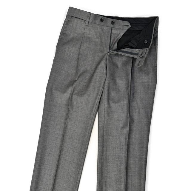 LARDINI【ラルディーニ】シングルスーツ 6107AQ IVSF63415 920 ADVANCE ヴァージンウール シャークスキン グレー | LARDINI | 09