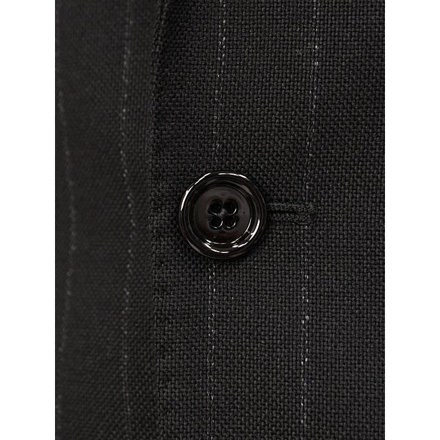 LARDINI【ラルディーニ】シングルスーツ 6107AQ SF63413 ADVANCE ヴァージンウール 4PLY チョークストライプ ブラック×ホワイト | LARDINI | 05
