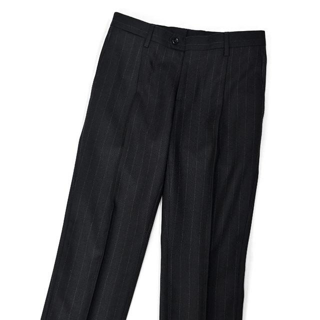 LARDINI【ラルディーニ】シングルスーツ 6107AQ SF63413 ADVANCE ヴァージンウール 4PLY チョークストライプ ブラック×ホワイト | LARDINI | 08