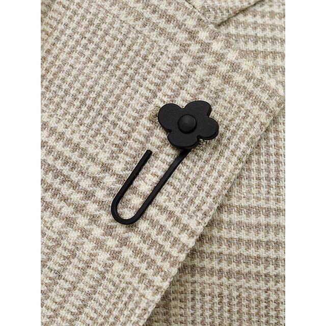 【FINAL SALE 返品交換不可】LARDINI【ラルディーニ】シングルジャケット 6000AQ SF63501 151CO ADVANCE ヴァージンウール グレンチェック ベージュ | LARDINI | 05