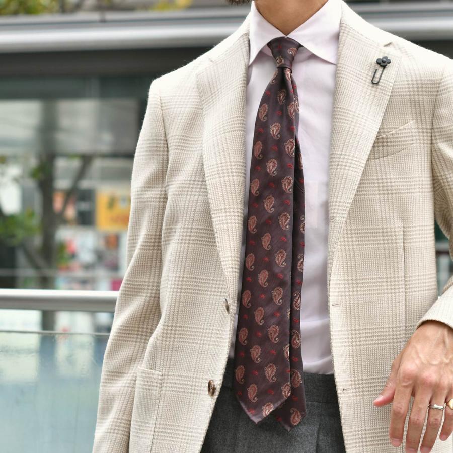 【FINAL SALE 返品交換不可】LARDINI【ラルディーニ】シングルジャケット 6000AQ SF63501 151CO ADVANCE ヴァージンウール グレンチェック ベージュ | LARDINI | 09