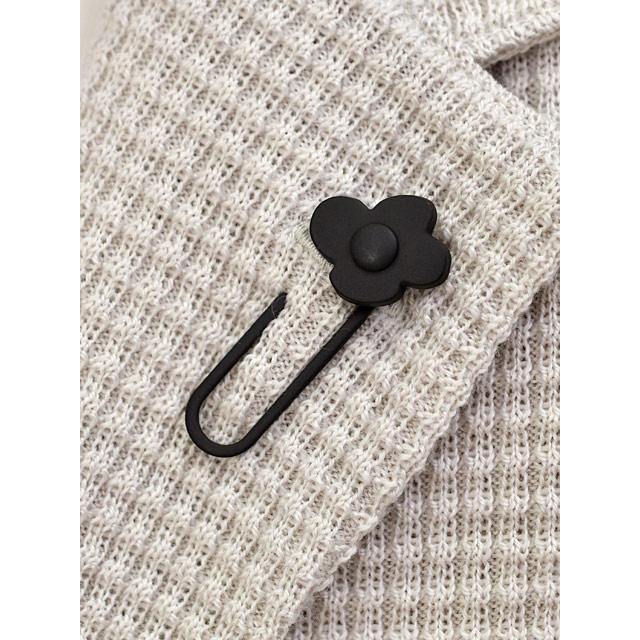 LARDINI【ラルディーニ】ニットジャケット LJM56J IV63001 150 ウール ワッフル ベージュの画像