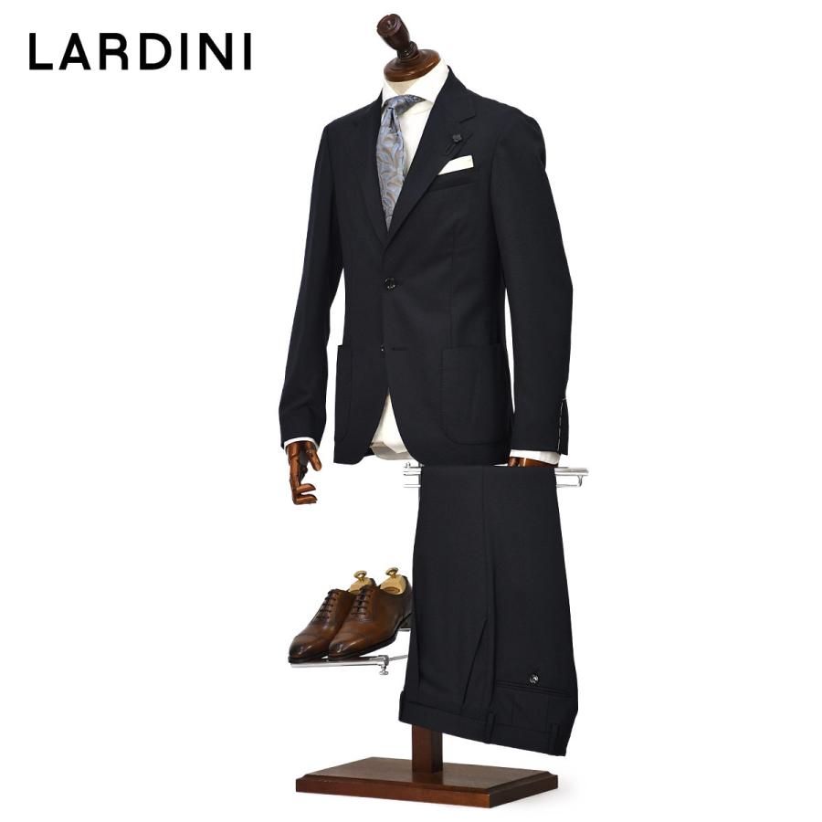 【18日 20時〜 P5倍】LARDINI【ラルディーニ】シングルスーツ 6301Q E64301 850 ROMA ウール ストレッチ ネイビー | LARDINI