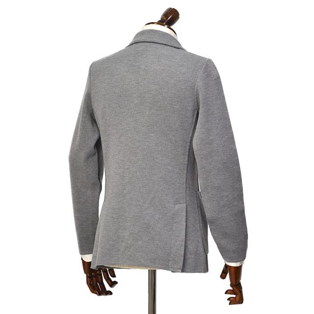 LARDINI【ラルディーニ】ニットジャケット LJM56J CN65000 920 ウール ミラノリブ グレーの画像