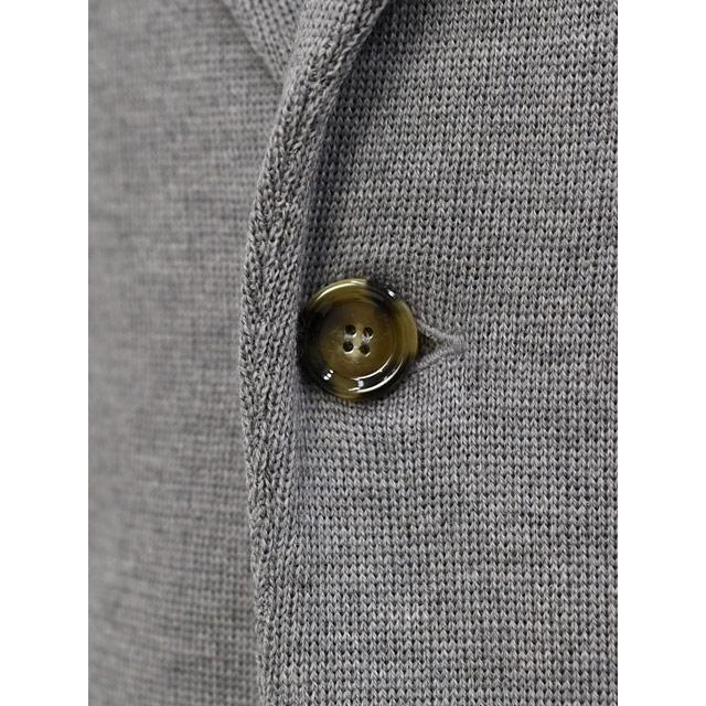 LARDINI【ラルディーニ】ニットジャケット LJM56J CN65000 920 ウール ミラノリブ グレーの画像