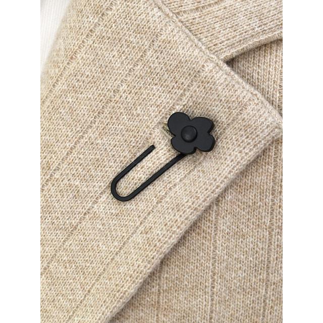 LARDINI【ラルディーニ】ニットジャケット LJM56J AA65004 150 ウール カシミヤ ベージュの画像