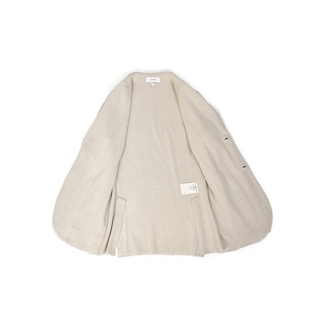 LARDINI【ラルディーニ】ニットジャケット LJM56 ES64000 910 コットン オイスター | LARDINI | 02