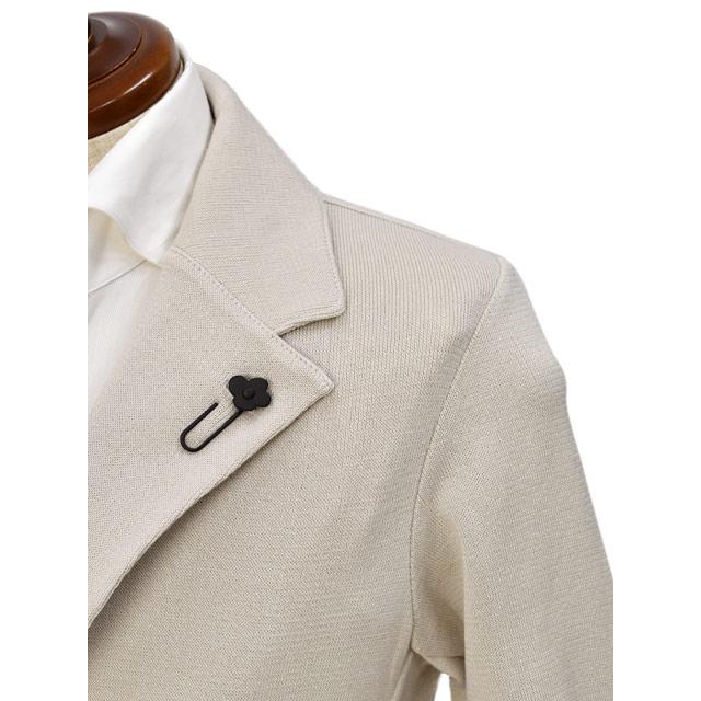 LARDINI【ラルディーニ】ニットジャケット LJM56 ES64000 910 コットン オイスター | LARDINI | 03