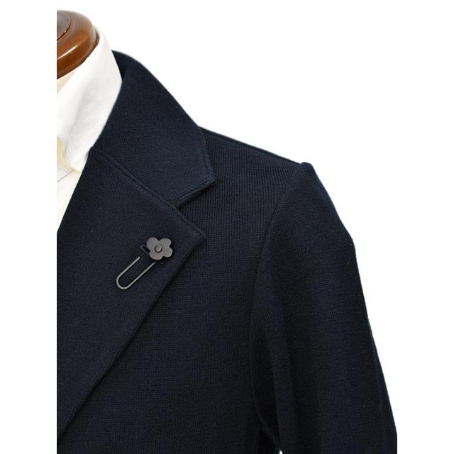 LARDINI【ラルディーニ】ニットジャケット LJM56 ES64000 850 コットン ネイビーの画像
