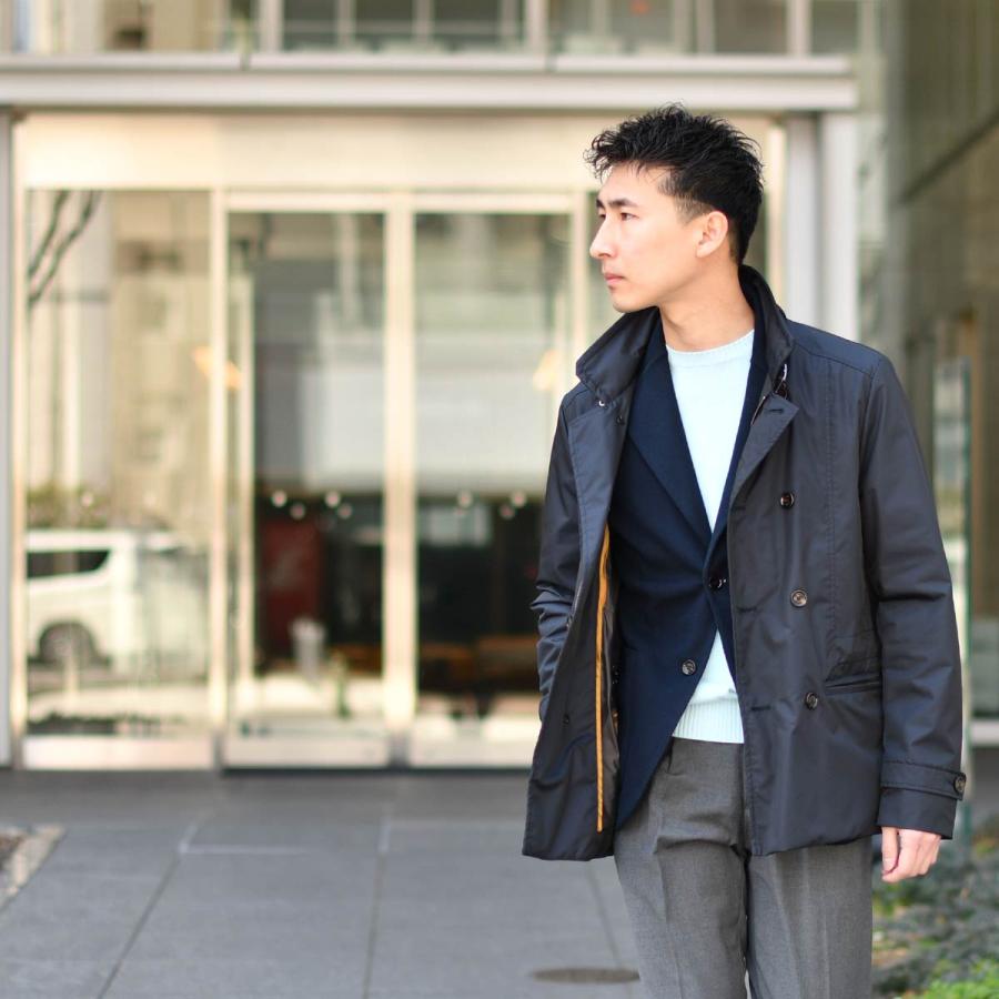 LARDINI【ラルディーニ】ニットジャケット LJM56 ES64000 850 コットン ネイビーの画像