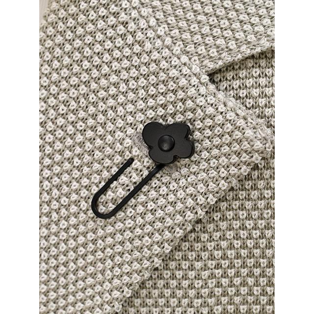 LARDINI【ラルディーニ】ニットジャケット LJM56 CN64011 910 コットン ハニカム ライトベージュの画像