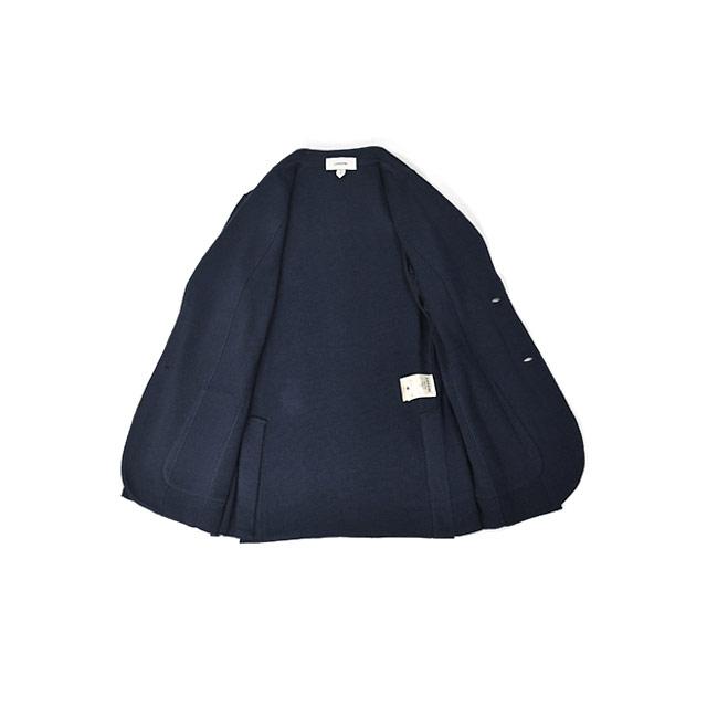 LARDINI【ラルディーニ】ニットジャケット LJM56 CN66003 850 コットン ミラノリブ ライトネイビーの画像