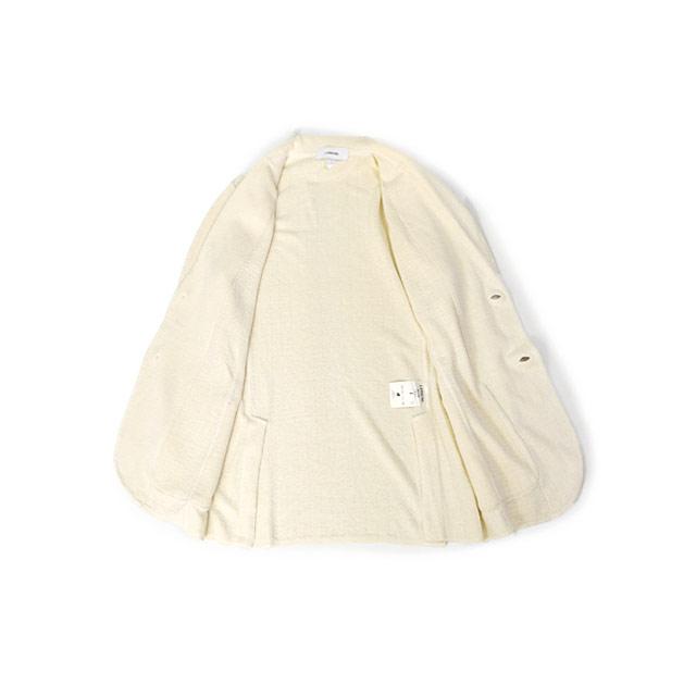 LARDINI【ラルディーニ】ニットジャケット ALJM566007 150 リネン コットン ハリヌキ バニラホワイトの画像
