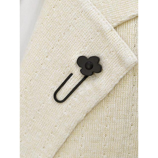 LARDINI【ラルディーニ】ニットジャケット ALJM566007 150 リネン コットン ハリヌキ バニラホワイトの画像