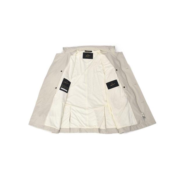 MONTECORE【モンテコーレ】スタンドカラーダブルブルゾン S10MUC966F 324 3 ナイロン ポリウレタン アイボリーの画像