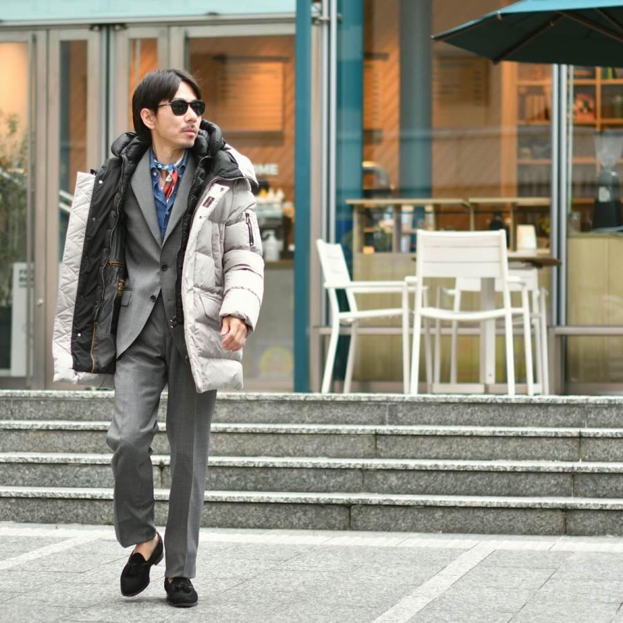 MOORER MOORER【ムーレー】フーデッドダウンブルゾン DAVIDE STP