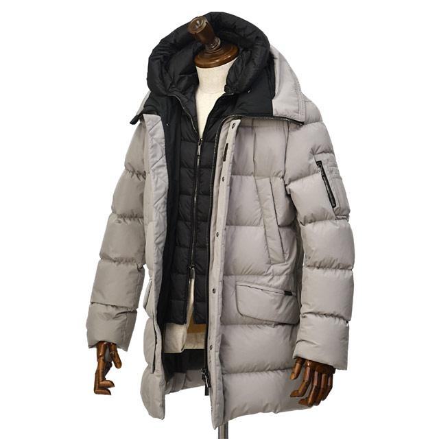 MOORER MOORER【ムーレー】フーデッドダウンブルゾン DAVIDE STP