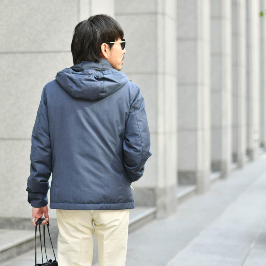 MOORER MOORER【ムーレー】フーデッドダウンブルゾン ALBINI PUM