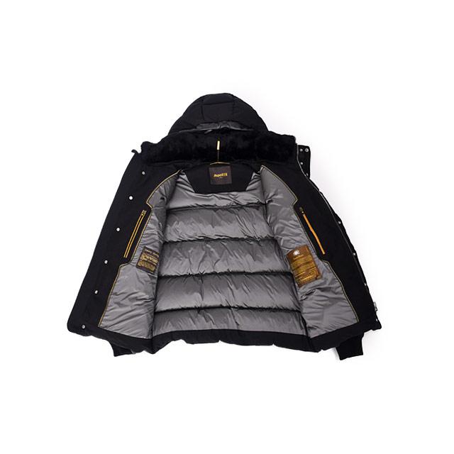 MOORER（ムーレー） MOORER【ムーレー】レザーコンビフードダウン