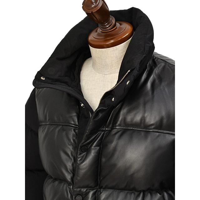 MOORER（ムーレー） MOORER【ムーレー】レザーコンビフードダウン