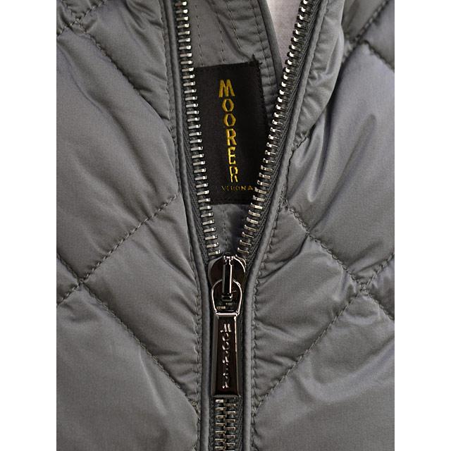 【FINAL SALE 返品交換不可】MOORER【ムーレー】ダイヤキルトダウンベスト VANDO S3C GRIGIO ポリエステル グレーの画像