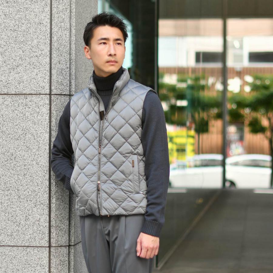 【FINAL SALE 返品交換不可】MOORER【ムーレー】ダイヤキルトダウンベスト VANDO S3C GRIGIO ポリエステル グレーの画像