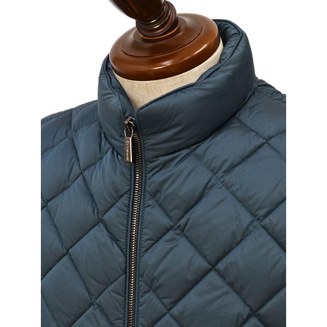 【FINAL SALE 返品交換不可】MOORER【ムーレー】ダイヤキルトダウンベスト VANDO S3C TURCHESE ポリエステル ターコイズの画像