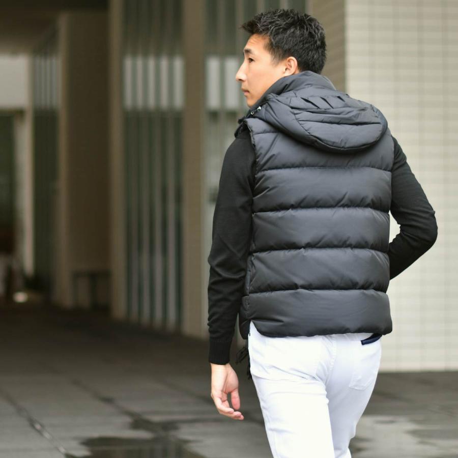 MOORER 【size44,48】MOORER【ムーレー】フード付ダウンベスト MOORER 【size44,48】MOORER【ムーレー】フード付ダウンベスト