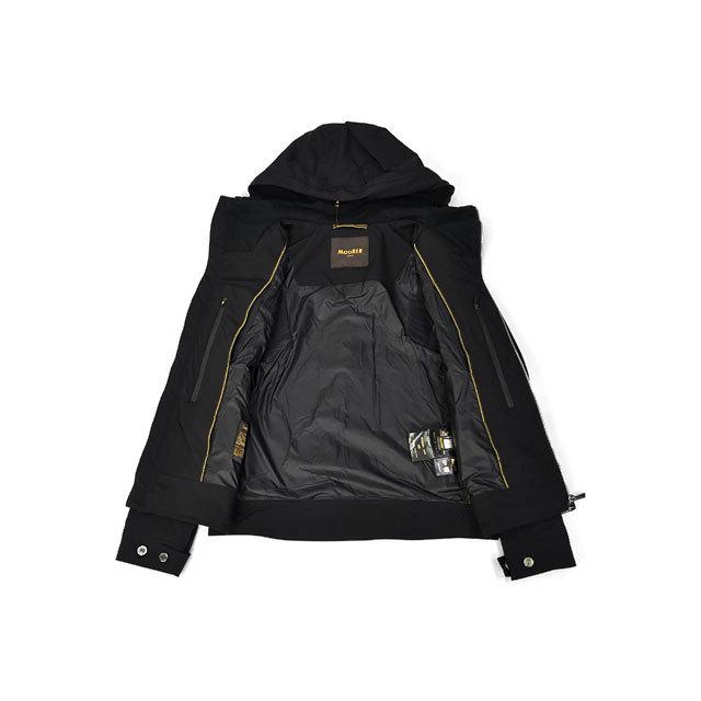 MOORER【ムーレー】コンビフーデッドパーカー ISOZAKI KNF NERO ...