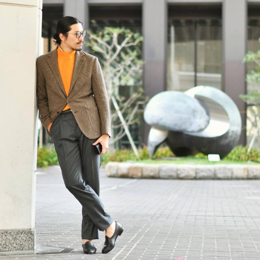 【FINAL SALE】【44,46】De Petrillo【デ ペトリロ】シングルジャケット Anacapri TW21215 6970 ジャージ ポリエステル コットン 千鳥 ブラウン×ブラック 【FINAL SALE】【44,46】De Petrillo【デ ペトリロ】シングルジャケット Anacapri TW21215 6970 ジャージ ポリエステル コットン 千鳥 ブラウン×ブラック