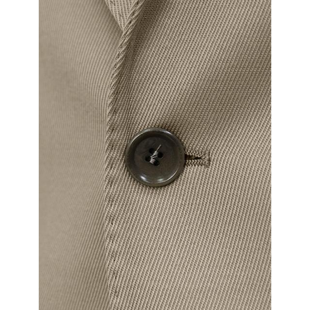 【FINAL SALE 返品交換不可】De Petrillo【デ ペトリロ】シングルスーツ NAPOLI TW22004 7270 ヴァージンウール キャバルリーツイル ベージュの画像