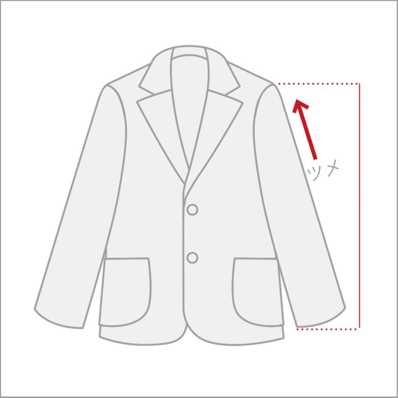 ニットジャケット 肩から袖丈ツメ | ブランド登録なし