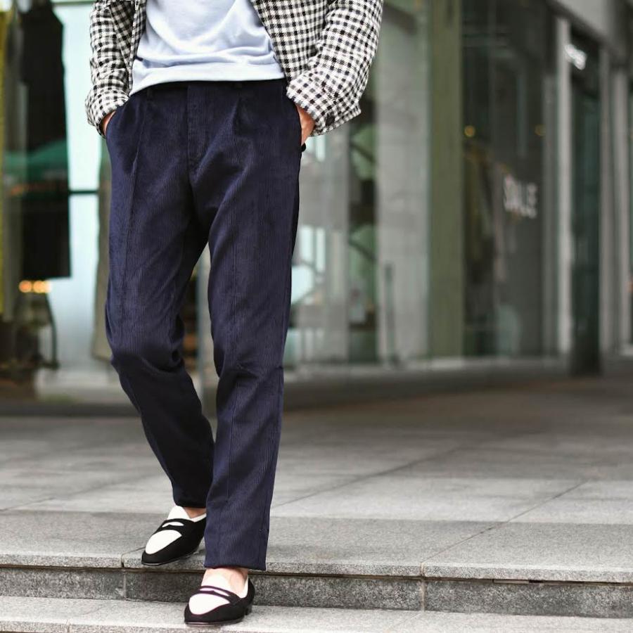 rota ネイビースラックスサキソニー