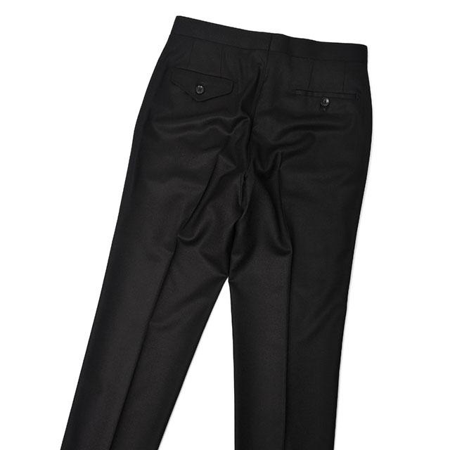 ROTA【ロータ】ワンプリーツ ベルトレスパンツ KOBE 363 017 ウール サキソニー ブラック | Rota | 03