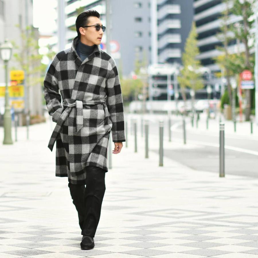 ROTA【ロータ】ワンプリーツ ベルトレスパンツ KOBE 363 017 ウール サキソニー ブラック | Rota | 08