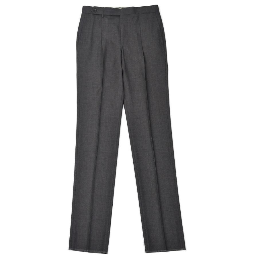 ROTA【ロータ】ワンプリーツ ベルトレスパンツ 291 2C CINT MILAN 092 2 トロピカルウール チャコールグレー | Rota | 01
