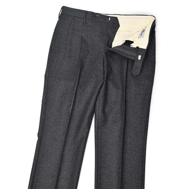 ROTA【ロータ】ワンプリーツパンツ KOBE STANDARD 363 2 ヴァージンウール サキソニー グレーの画像