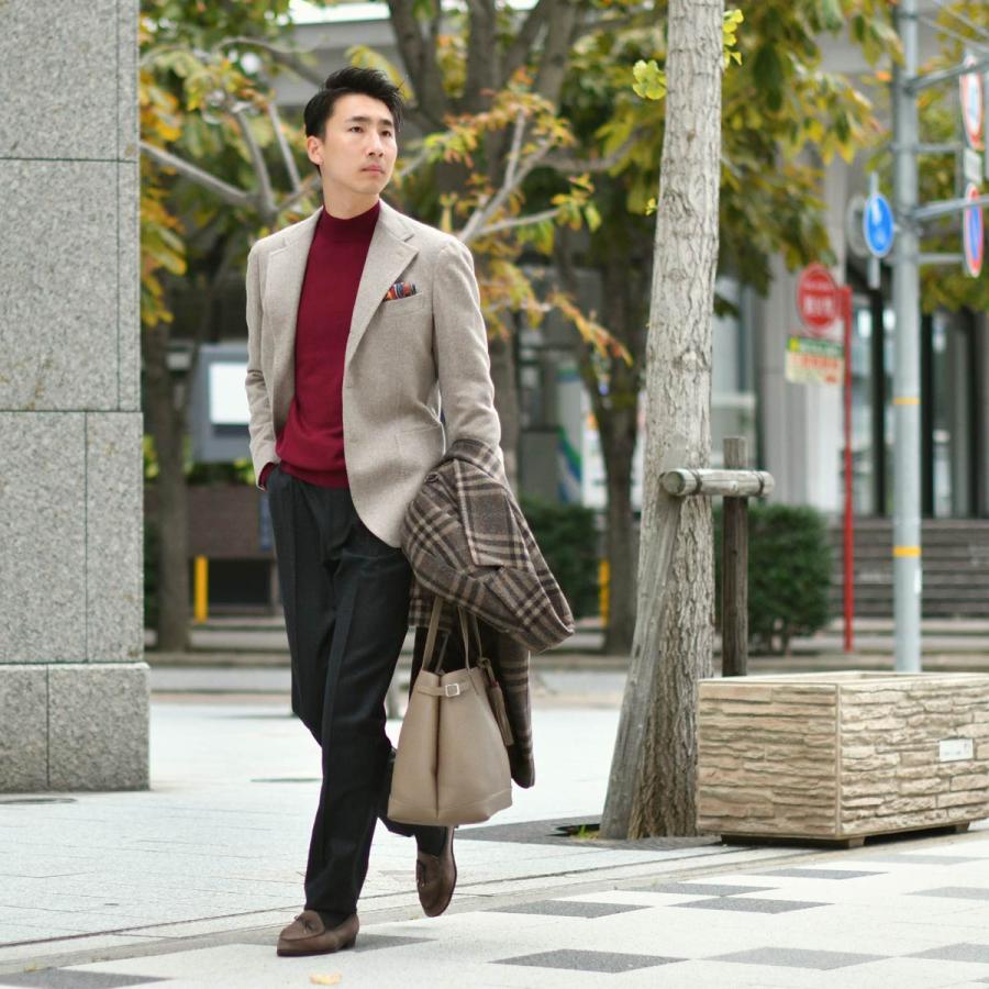ROTA【ロータ】ワンプリーツパンツ KOBE STANDARD 363 2 ヴァージンウール サキソニー グレーの画像