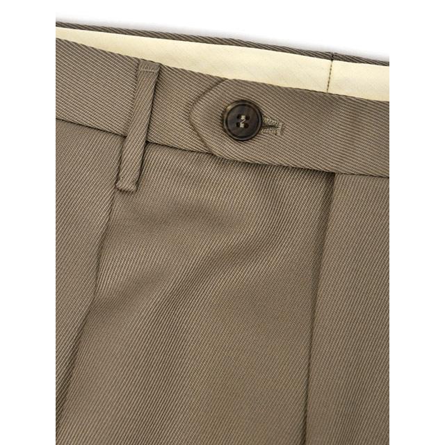 ROTA【ロータ】ワンプリーツパンツ KOBE STANDARD 413 51 ウール キャバルリーツイル ベージュ | Rota | 05