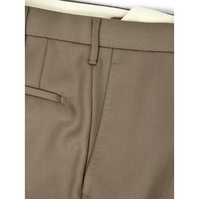 ROTA【ロータ】ワンプリーツパンツ KOBE STANDARD 413 51 ウール キャバルリーツイル ベージュ | Rota | 06