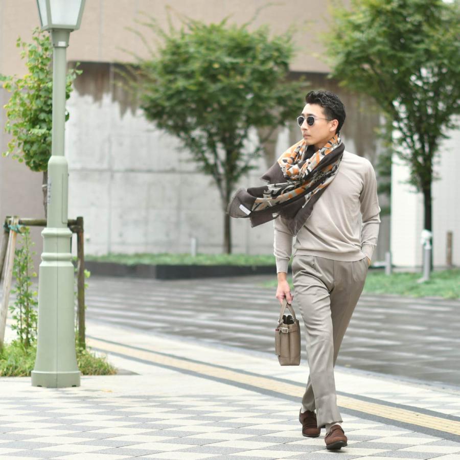 ROTA【ロータ】ワンプリーツパンツ KOBE STANDARD 413 51 ウール キャバルリーツイル ベージュ | Rota | 09