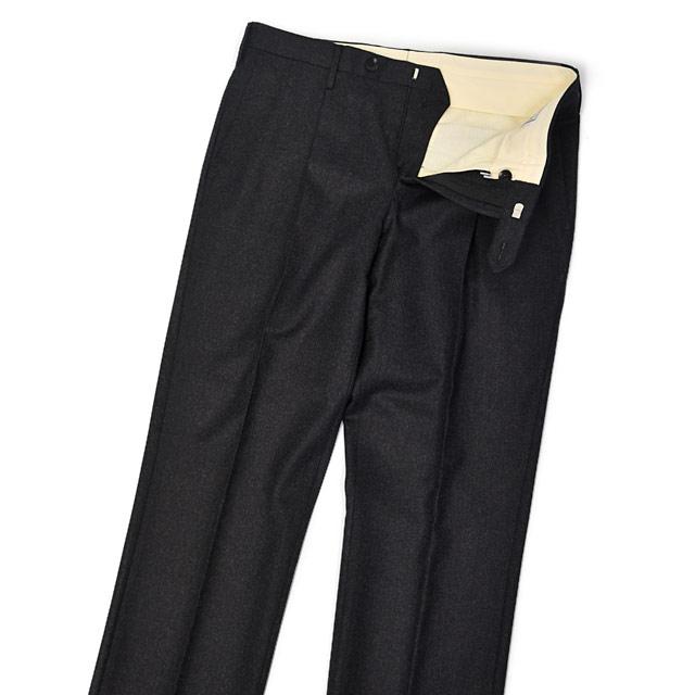ROTA【ロータ】ワンプリーツパンツ KOBE STANDARD 363 3 ウール サキソニー チャコールグレー | Rota | 02