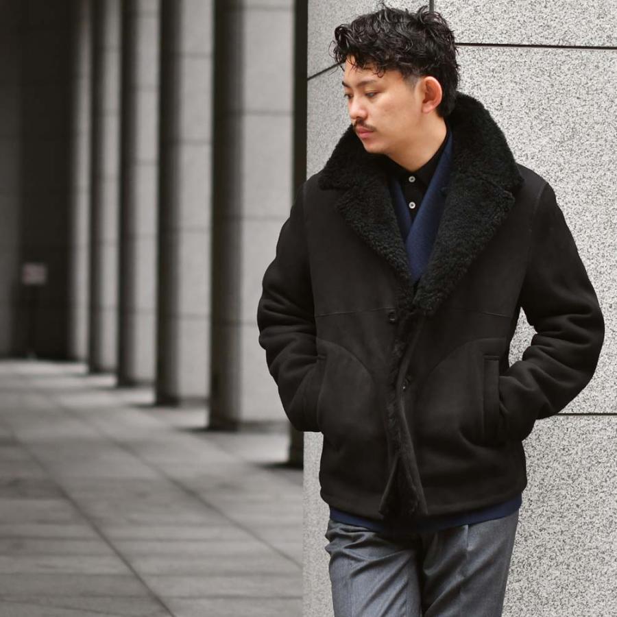 定価40万 RUFFO ルッフォ ムートンレザーコート ロング