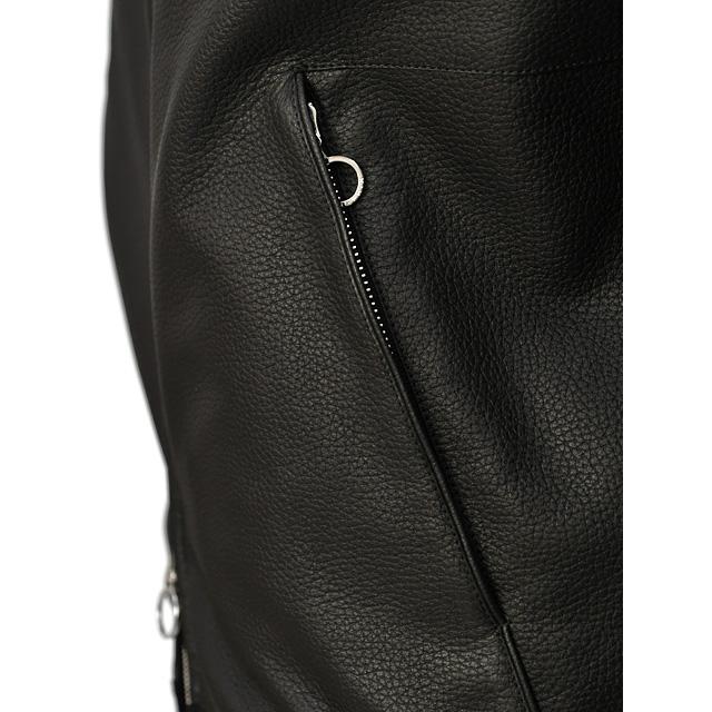 SERAPHIN【セラファン】スタンドカラーブルゾン CRICKET ディアスキン ブラック | SERAPHIN | 10